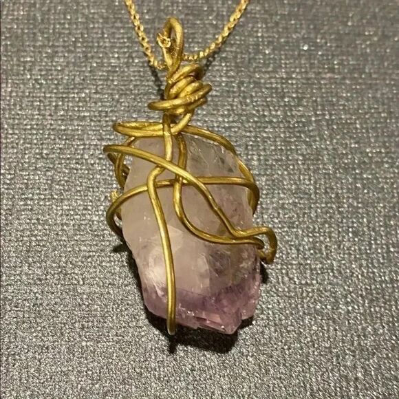 Genuine Amethyst Necklace   - Picture 3 of 5